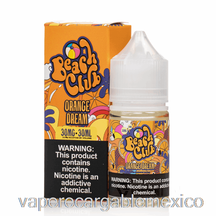 Vape Recargable Orange Dream - Sales Beach Club - 30ml 50mg